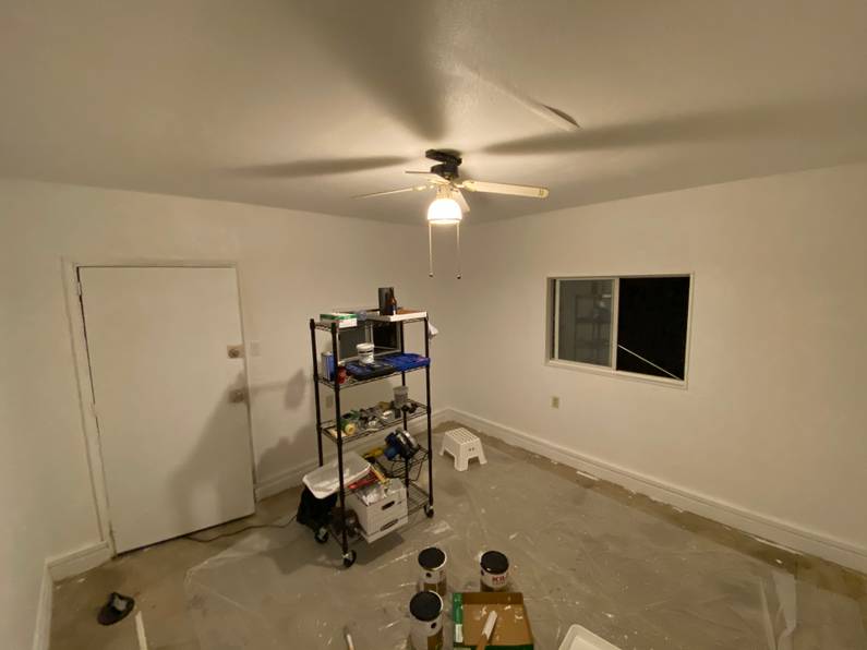 Room after being painted